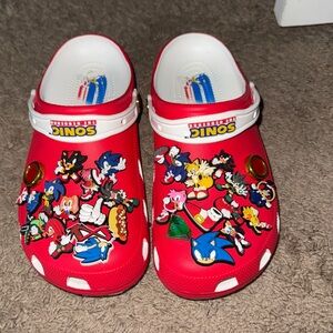 CROCS Sonic Red Loafers & Slip-Ons